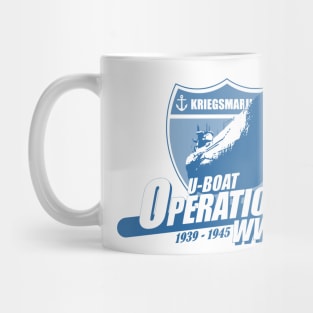 Kriegsmarine U-boat Operations WW2 Mug